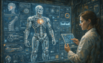 Merenungkan Batas Teknologi dan Makna Hidup Melalui Transhumanisme Ilustrasi Transhumanisme (Image: generate ai chatgpt)