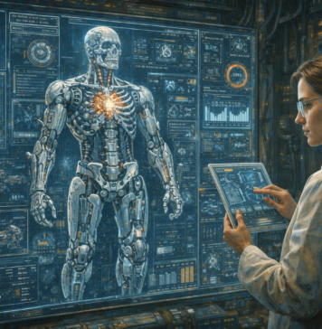 Merenungkan Batas Teknologi dan Makna Hidup Melalui Transhumanisme Ilustrasi Transhumanisme (Image: generate ai chatgpt)