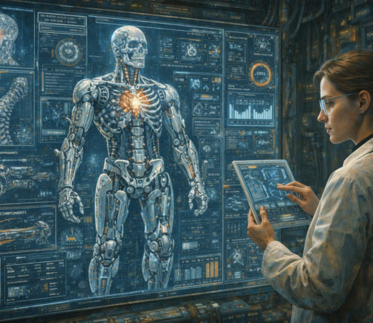 Merenungkan Batas Teknologi dan Makna Hidup Melalui Transhumanisme Ilustrasi Transhumanisme (Image: generate ai chatgpt)